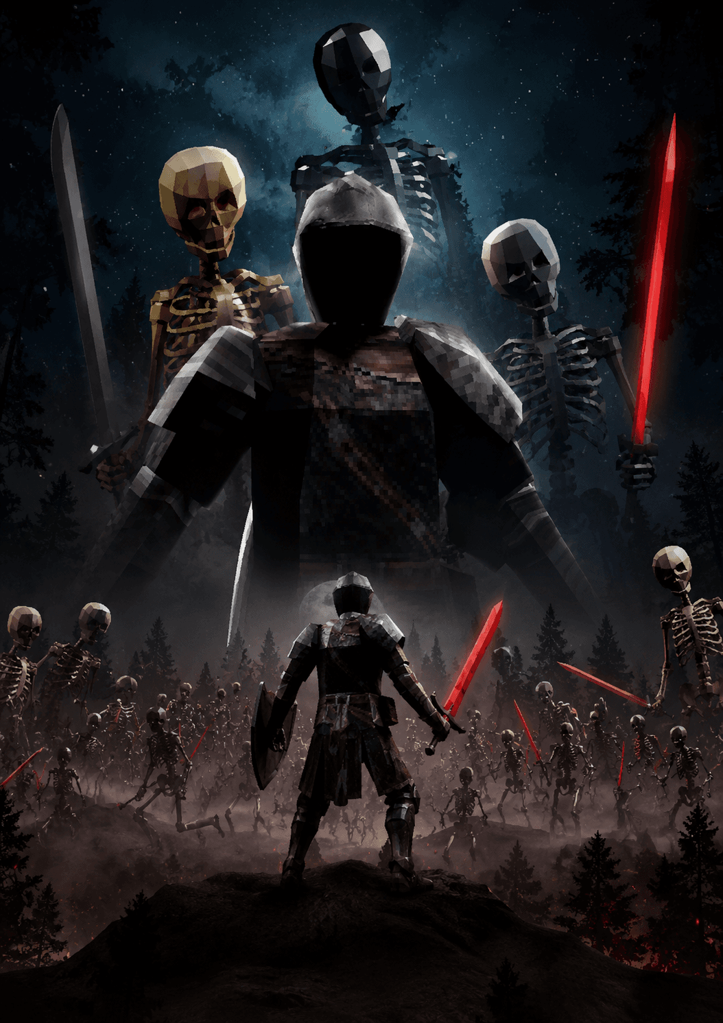 Dusk Fall Requiem game poster showing dark fantasy artwork